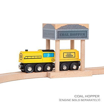 ORBRIUM Wooden Train Tracks Accessories Set Water Tower, Coal Hopper, Diesel Fuel Station Combo Pack for Wooden Railway Compatible with Thomas, Brio