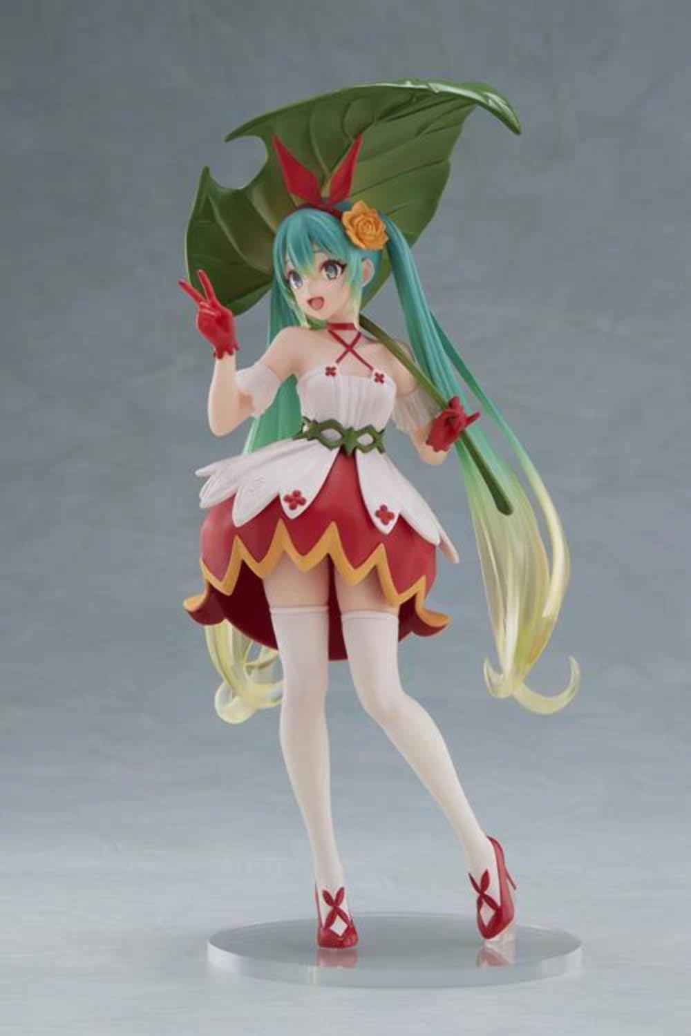 Taito Prize Hatsune Miku Wonderland PVC Hatsune Miku Thumbelina Statue 18cm