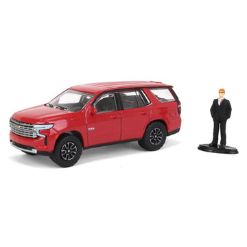 Greenlight 1/64 2022 Tahoe LT Texas Edition with Figure Hobby Shop Series 14 97140-F