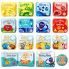 Baby Bath Books Mega Set (Pack of 13 Books) - Educational Waterproof Baby Bathtime Plastic Books for Bath Tub with Animals, Colors, Numbers and ABC