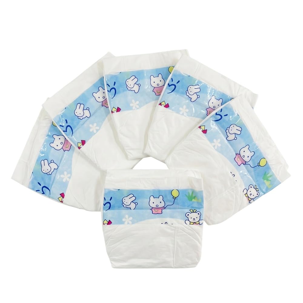 scnbom Reborn Baby Dolls Diapers for 18-24 inch Newborn Doll Reusable Accessories 6-Piece Pack