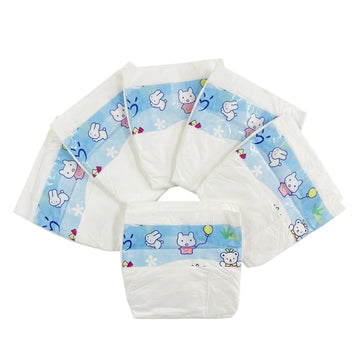 scnbom Reborn Baby Dolls Diapers for 18-24 inch Newborn Doll Reusable Accessories 6-Piece Pack