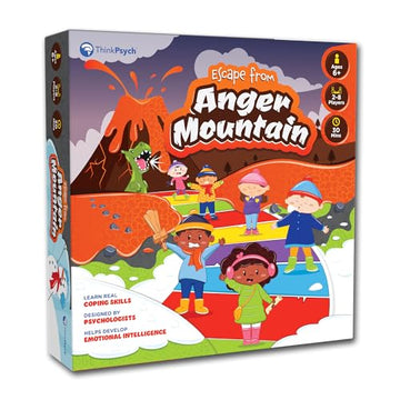 Escape from Anger Mountain Board Game | Anger Management Game for Kids Ages 6+ | Coping Skills and Emotional Regulation | Therapy Game for Kids | 2-8