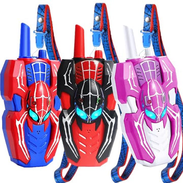 Walkie Talkies for Kids Long Range, Kids Walkie Talkies 3 Pack, Spider Toys for Boys 3-4 4-6 6-8 Outdoor Camping 2 Way Radio Toy, Birthday Toys for