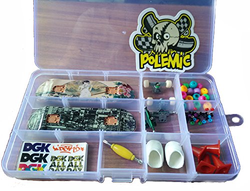 RemeeHi DIY Finger Skateboard with Nuts Trucks Tool Kit Packaged in Box