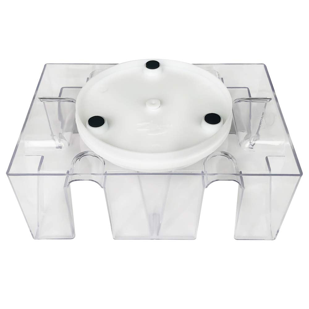 Yuanhe 6 Deck Revolving Rotating Canasta Playing Card Tray