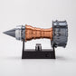ENGINEDIY Jet Aircraft Turbofan Turbojet Engine Model 3D Printed Functional Turbofan Aero Aircraft Engine DIY Assembly Model Tabletop Engine