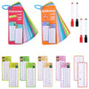 30PCS Reusable Addition and Subtraction Flash Cards with 4 Dry Erase Pens 2 Rings,Math Flash Cards for 1st to 3rd Grades,Math Games for Classroom