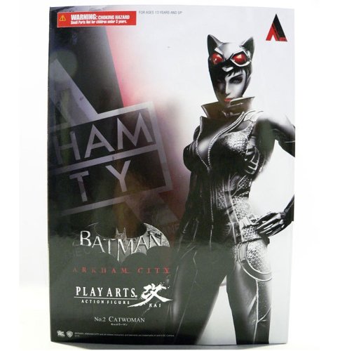 Square Enix Batman Arkham City: Play Arts Kai Catwoman Action Figure