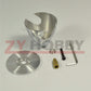 Jammas 2 Blade Aluminum Spinner Special Drilled for RC Plane with Prop Adapter 1.5" 1.75" 2" 2.25" 2.5" 2.75" 3" 3.5" 4" Zyhobby - (Color: 45mm)