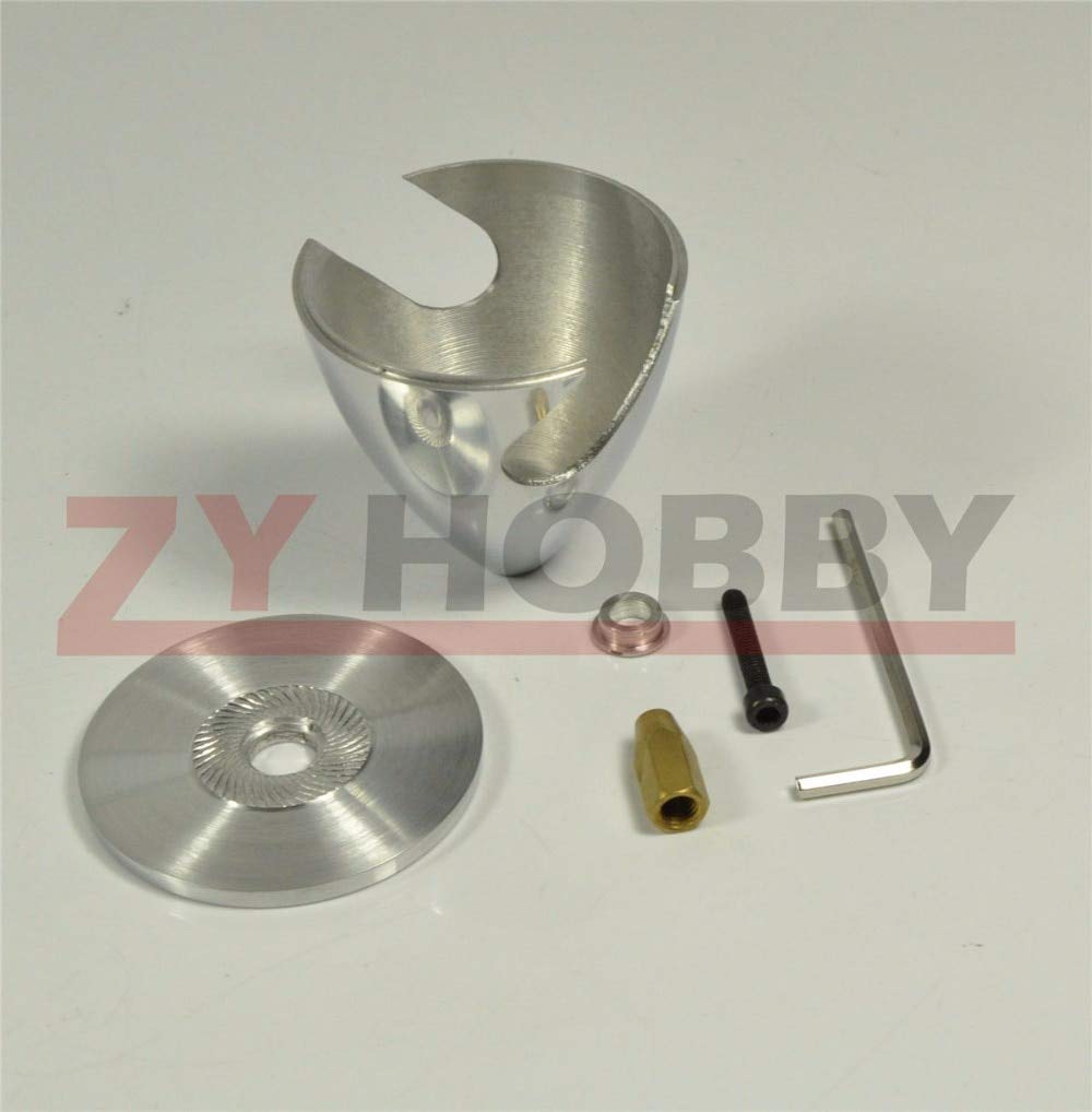 Jammas 2 Blade Aluminum Spinner Special Drilled for RC Plane with Prop Adapter 1.5" 1.75" 2" 2.25" 2.5" 2.75" 3" 3.5" 4" Zyhobby - (Color: 45mm)