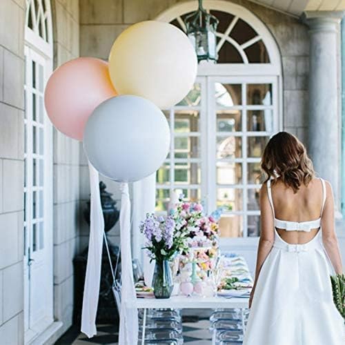 18 Inch Large Pastel Latex Balloons for Birthday, Wedding Easter Decor