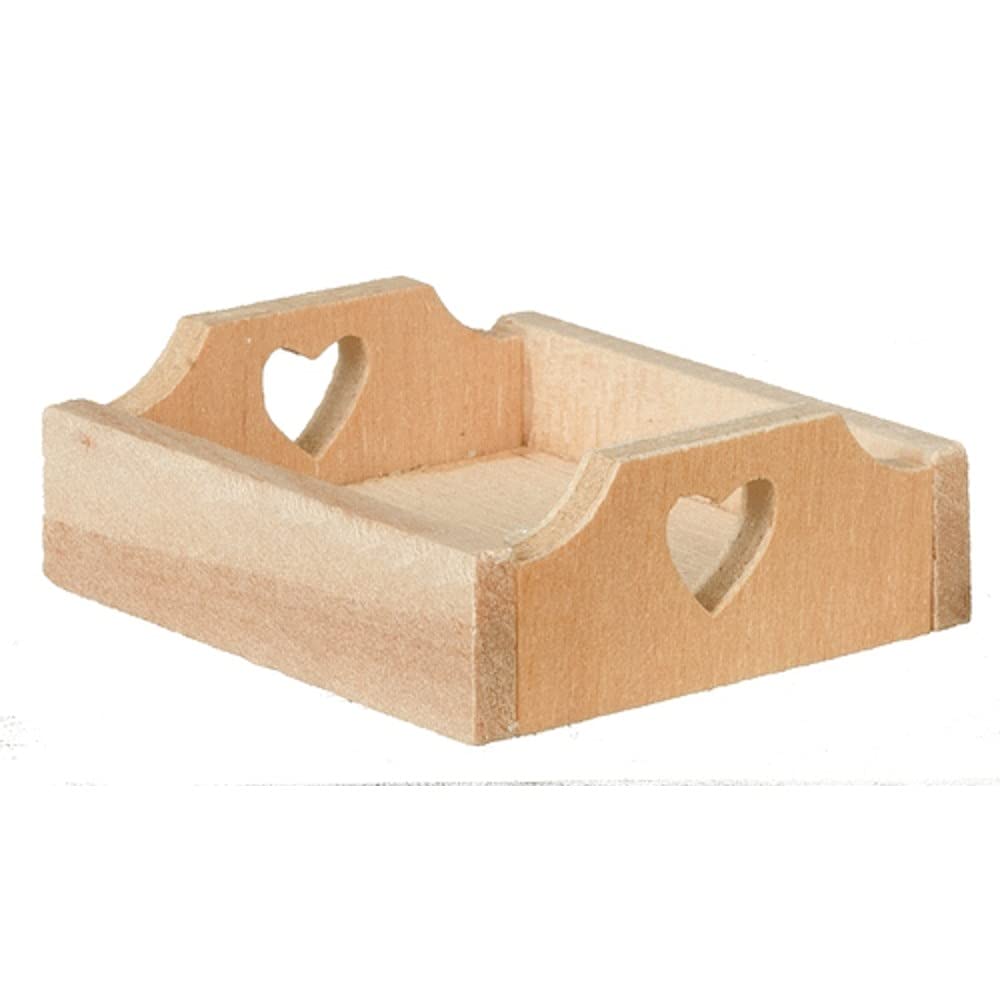 Dollhouse Heart Tray Crate Box Miniature Fruit Veg Shop Store Market Accessory