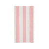 Bonjour Fete Light Pink Cabana Stripe Paper Guest Towels | Disposable, 3-Ply Napkins | Premium Party Supplies & Decor | Holidays, Kids Themed Birthday