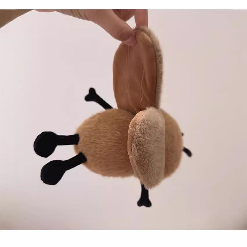Xshelley 9.8inch Plush Cockroach Stuffed Animal Toys,Creative Cockroach Cartoon Doll Teasing Ugly Cute PlushToys,Fun Birthday Gifts Home Decor