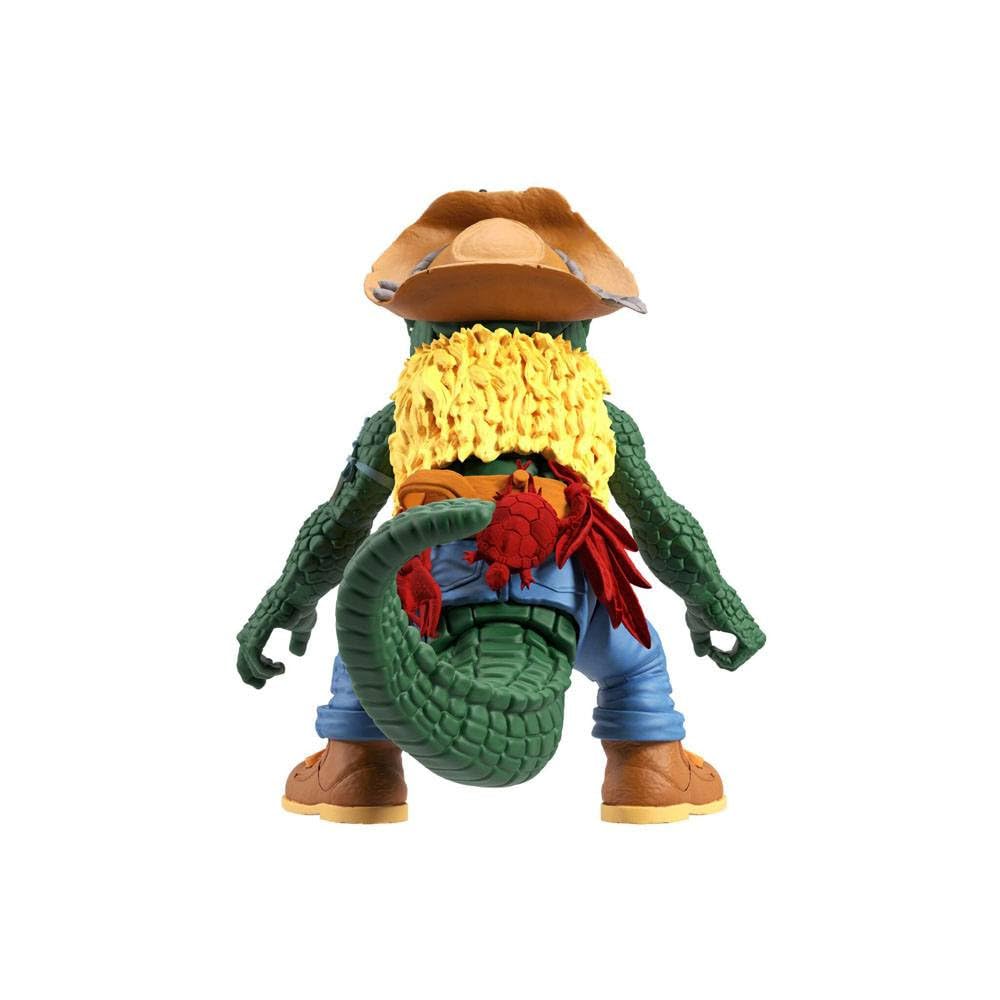 Super7 ULTIMATES! Teenage Mutant Ninja Turtles Leatherhead - 7" TMNT Action Figure with Accessories Classic Cartoon Collectibles and Retro Toys