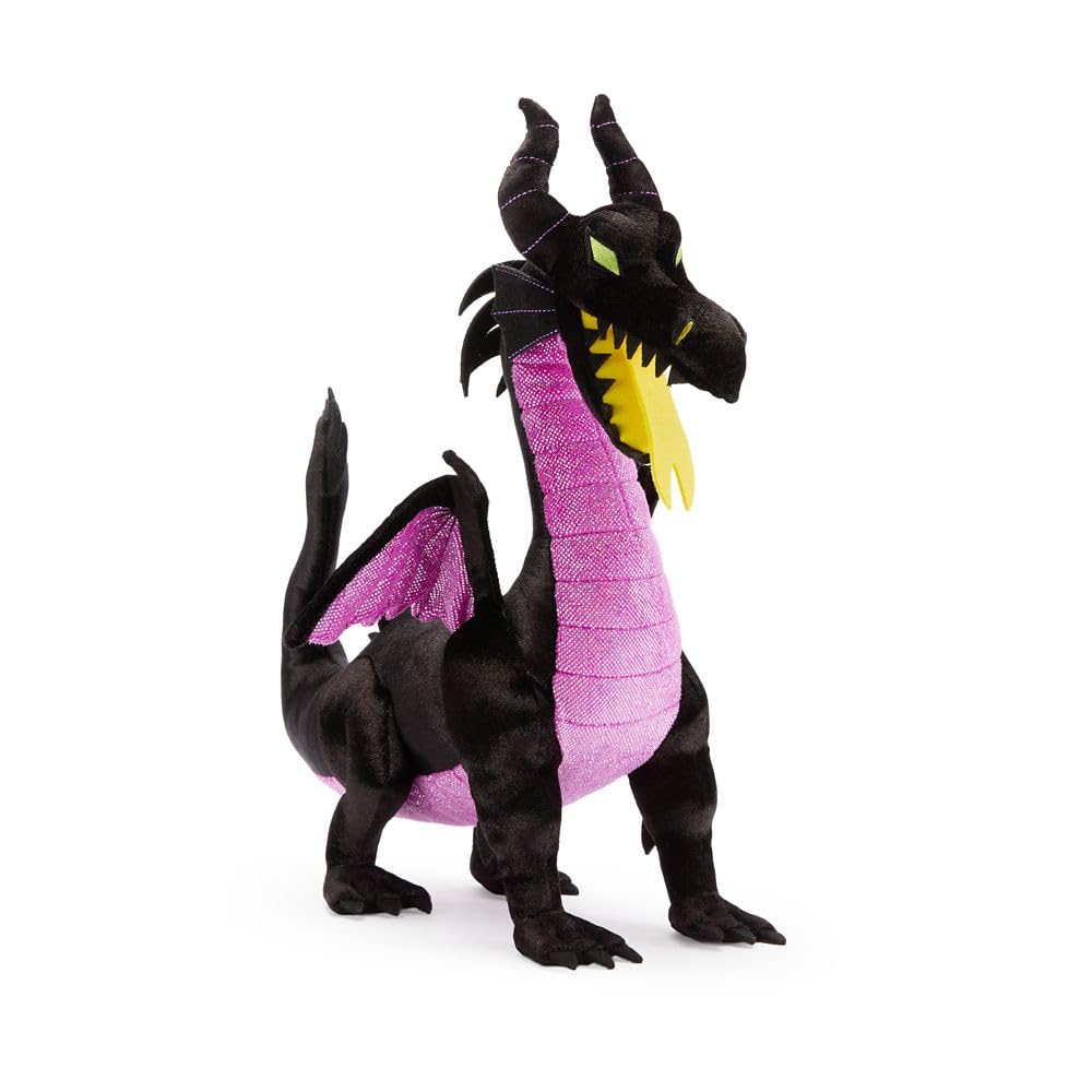 Disney Store Official Maleficent Dragon Plush - Dragon Stuffed Animal - Soft Disney Plush Toys with Embroidered Features & Iridescent Accents - Plushy