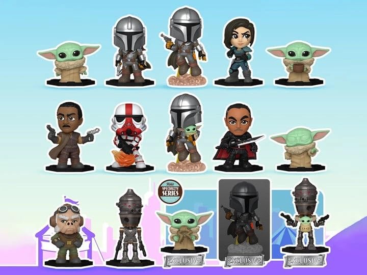 Funko Mystery Mini: The Mandalorian - 12 Pack Bundle Vinyl Figures