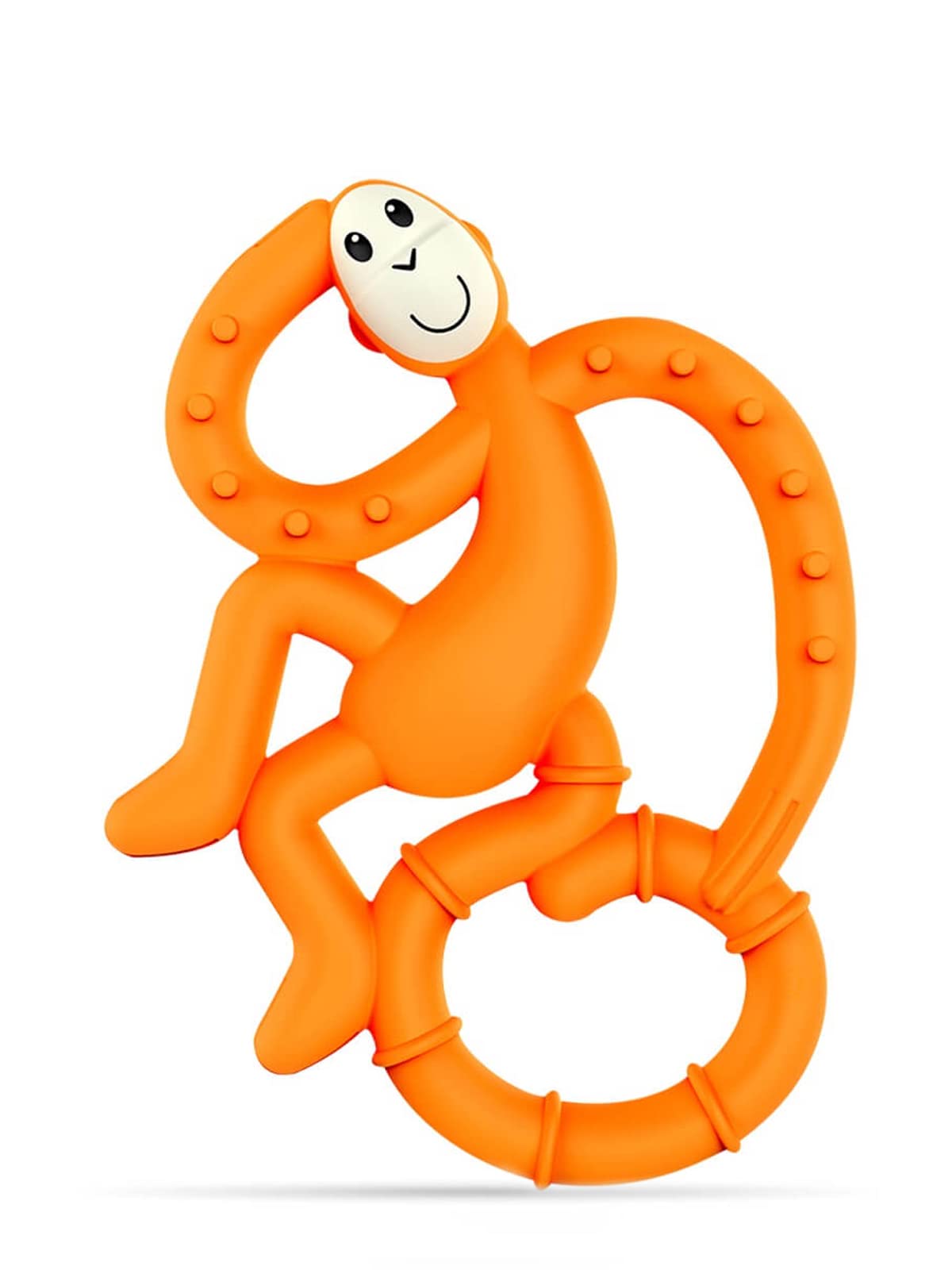 Matchstick Monkey Silicone Mini Teether & Gel Applicator - Silicone Baby Teether, Easy-to-Grip, BPA-Free, Supports Self-Soothing & Early Brushing, 3