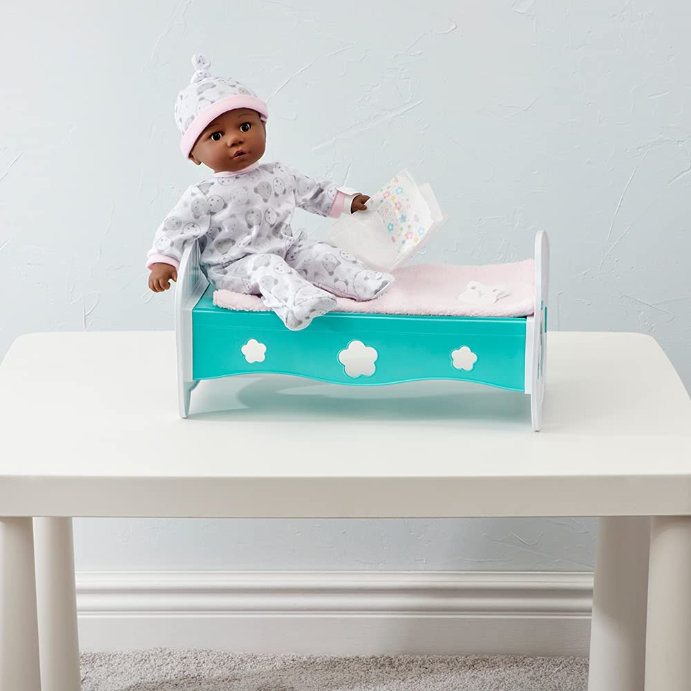 Madame Alexander 14" Adoption Day Baby Girl Doll, Dark Skin Tone, Brown Eyes (20454)