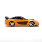 YounggDiy 1/43 4WD Mini RC Drift Car with Gyro, 15 KM/H High Speed Sports Vehicle, 2.4G Full-Proportional Mini Electric RC Racing Car Model with LED
