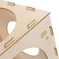 9 Holes Collapsible Wood Balloon Sizer Cube Box from 2" to 10",Balloon Measurement Tool for Birthday,Wedding,Party Decorations,Balloon Arches Columns