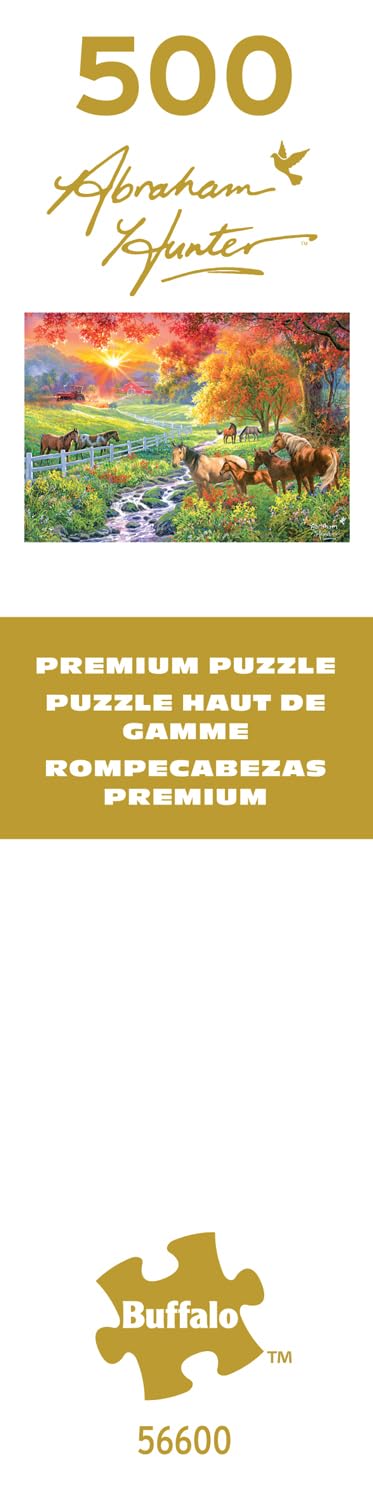Buffalo Games - September Pasture Horses - 500 Piece Jigsaw Puzzle