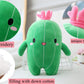 NatureMan Cactus Stuffed Plant Plush Toy with Smile Face Super Cute Soft Cactus Plush Pillow Creative Plush Plant Cactus Decoration Great Birthday