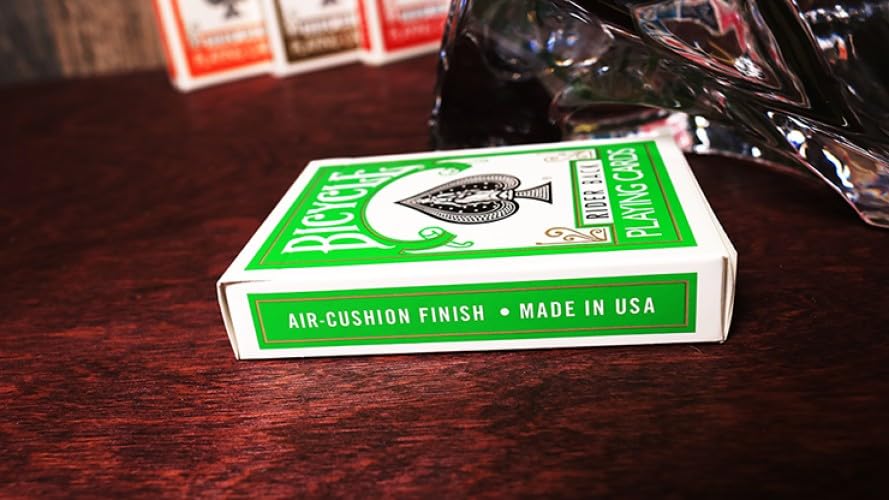 Bicycle Green Rider Back Playing Card Deck Poker Size
