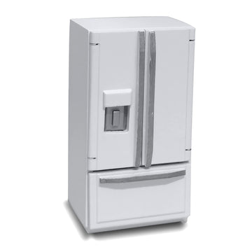 FIIMO 1/12 Dollhouse Miniature Fridge,Dollhouse Furniture Wooden White Fridge Refrigerator Dollhouse Decoration Accessories