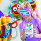 Fun Express Foam Robot Mask Craft Kit - 12 Pieces - Educational and Learning Activities for Kids