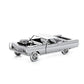 Model Car Kit - 3D Model kit Royal Voyager - Moving Wind-Up Retro Car Model | 3D Puzzle for Adults - Metal DIY Kit | Beautiful Metal Model Car