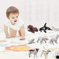 NatureMan Mini Arctic Animals Toys Set 10PCS Polar Animal Figurines Toy PlaysetIncludes Polar Bear Seal Reindeer Wolf Rabbit Arctic Fox Igloo