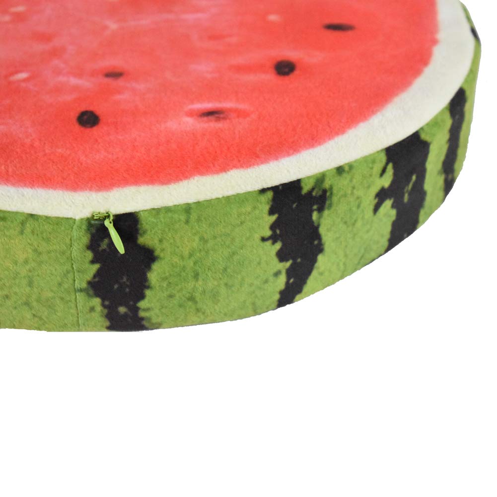 NOVELTY GIANT WWW.NOVELTYGIANT.COM Watermelon Slice Realistic Soft Velvet Foam Pillow