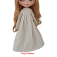 XiDonDon Doll Clothing Extra Long Robe for Blyth,Ob24,Licca,Azone BJD Doll Clothes Toys Accessories Gifts (Off-White) (Only Clothes)