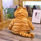ATOKNG 11.8 Inch Ugly Cat Plush Cute Cat Plush Toy-Deeply Loved by Kid Yellow Fat Cat, Lazy Yellow Fat Cat Plush Toy, Derived from Kid Favorite