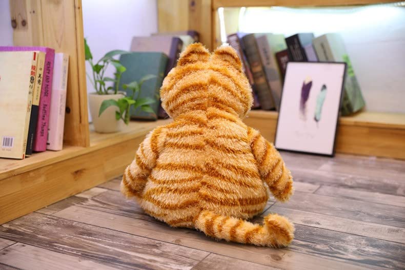 ATOKNG 11.8 Inch Ugly Cat Plush Cute Cat Plush Toy-Deeply Loved by Kid Yellow Fat Cat, Lazy Yellow Fat Cat Plush Toy, Derived from Kid Favorite