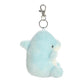 Aurora Palm Pals 4.5" Clicks Dolphin Adorable Clip-On