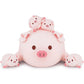 Achwishap 5PCS Pig Family,Pig Stuffed Animal Mommy with 4 Pig Babies Plush,Cute Pig Plush Pillow Cushion Doll,Kawaii Pig Plush Toy Hugging Pillow