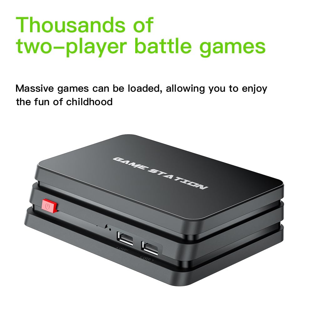 Mini Arcade Game Console Full HD Video Games Box 10000 Games with Two Cable Gamepads