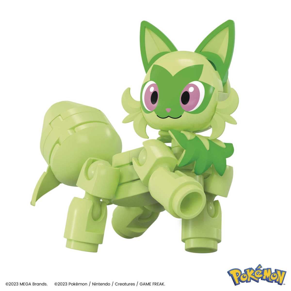 MEGA Pokémon Sprigatito Collectible Pokeball Building Toy for Ages 6 and Up