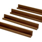 Easy-View Domino Racks for Maximum Visibility and Ease in organizing Your Hand. Solid American Black Walnut