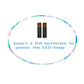 36in LED Hoop Dance Exercise Light Up for Kids Adults Children, 90cm Hoops