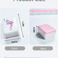 HYZYey Mahjong Tile Set American 160 Acrylic Engraved Mah Jongg Game Tiles with Bag 6 Dice Accessories Gifts for Majong Players Beginners (Pink
