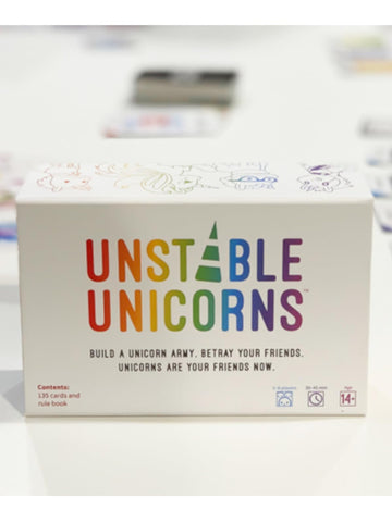 Unstable Games Unstable Unicorns Card Game - Strategy Party Game for 2-8 Players, Ages 8 and Up - Funny Family Game Night Card Game from the Creators
