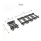 56pcs City Train Tracks Toy Straight and Flexible Train Track Railway Extension Building Set Block Toy Compatible with Major Brand (36 Straight and 20