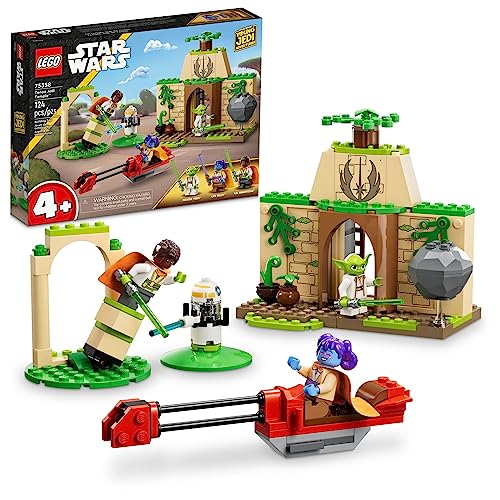 LEGO Star Wars Tenoo Jedi Temple 75358 Building Toy with Kai Brightstar and Yoda Figures, Star Wars Toy Starter Set with Easy and Playful Builds