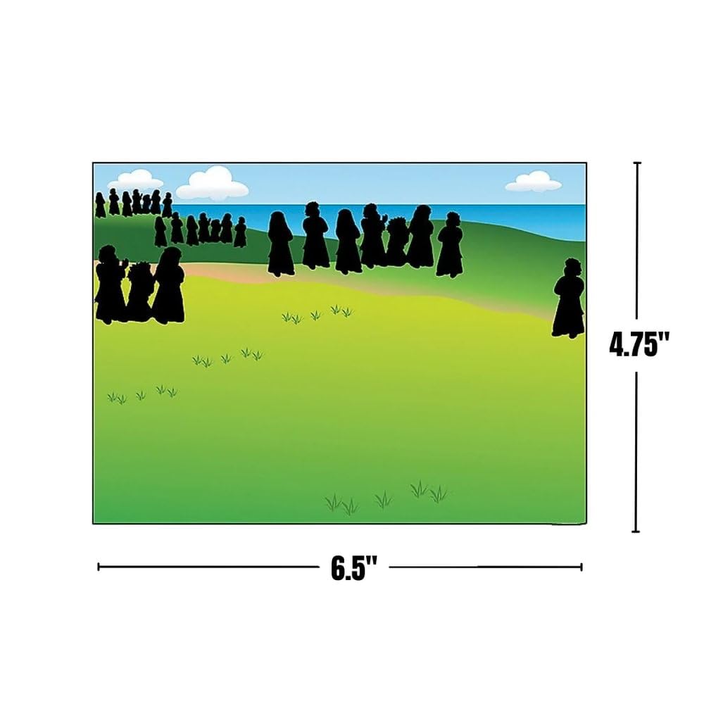 Fun Express - Miracles of Jesus Mini Mas - Stationery - Stickers - Make - A - Scene (Sm) - 24 Pieces