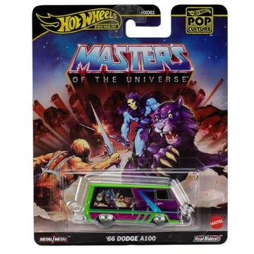 Hot Wheels Premium POP Culture Masters of The Universe '66 Dodge A100 Die Cast Car, 1:64 Scale Model