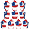 Big Dot of Happiness Stars and Stripes - Table Decorations - Memorial Day, 4th of July and Labor Day USA Patriotic Party Fold and Flare Centerpieces